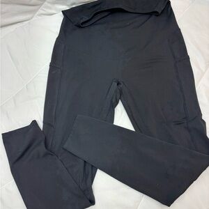 Black High-Waisted Maternity Leggings- poshdivah size Medium